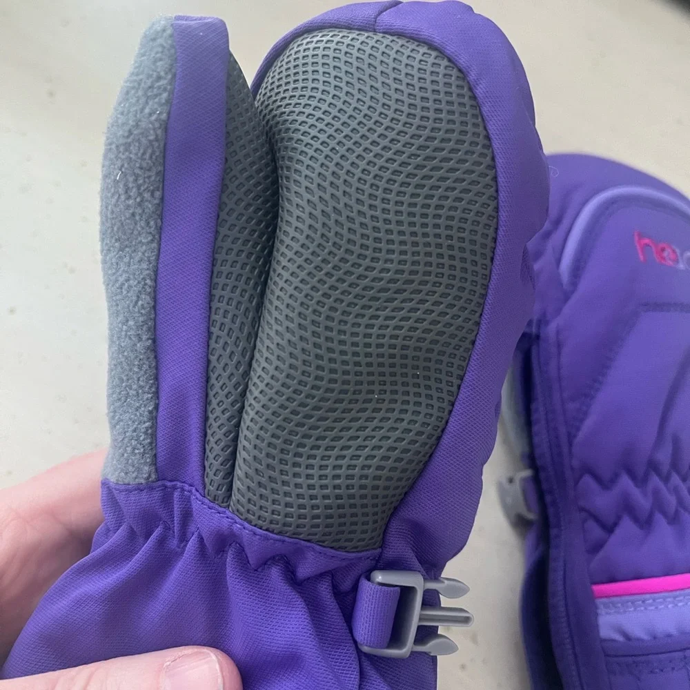 Head Purple and Pink Winter Mittens